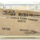 Micro-Trains 65190 N Scale GATX Singe Dome Tanker #74324 LN/Box
