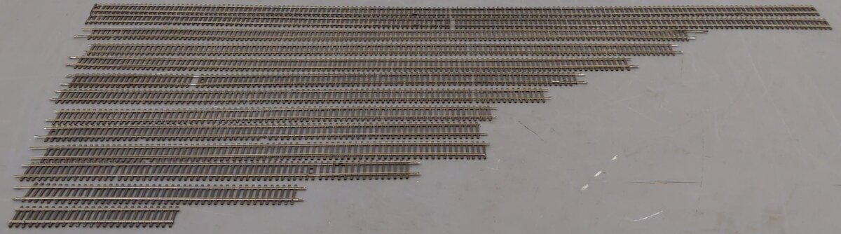 Shinohara HO Scale Track Code 70 Assorted Straight Track Sections [13] VG