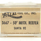 Atlas 3667 N Scale Santa Fe 50' Reefer #3150 EX/Box