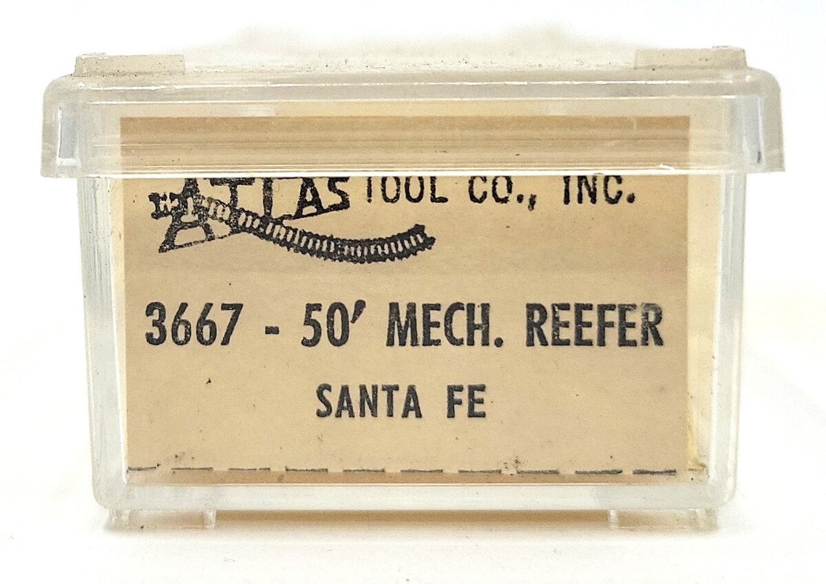 Atlas 3667 N Scale Santa Fe 50' Reefer #3150 EX/Box