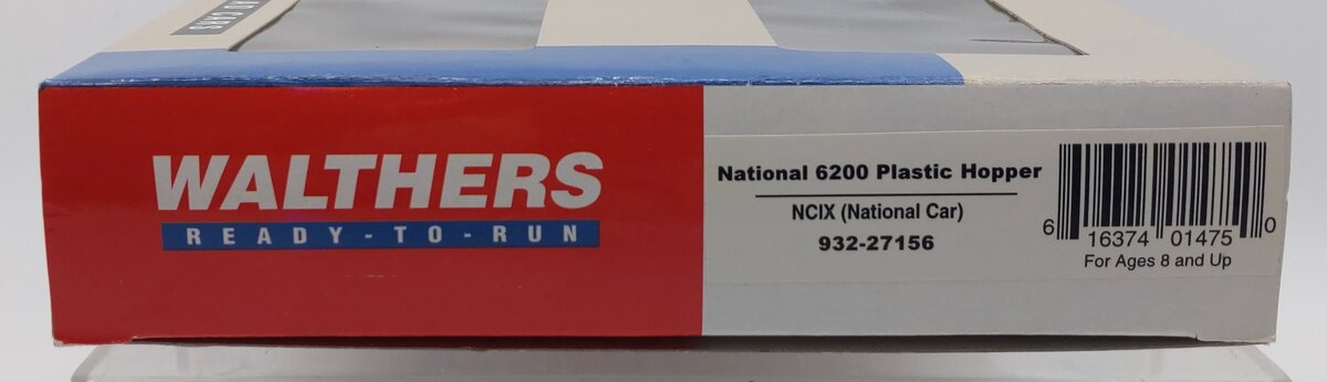 Walthers 932-27156 HO Scale NCIX National 6200 Plastic Hopper Car LN/Box