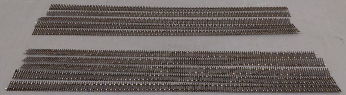 HO Scale Track Code 70 Assorted Straight Track Sections [10] VG