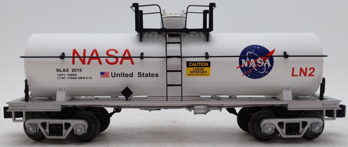 MTH 30-73473 O Gauge NASA RailKing Smoking Tank Car EX/Box