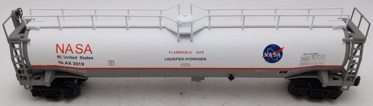 MTH 30-73631 O Gauge NASA 33,000 Gallon Tank Car #2019 EX/Box