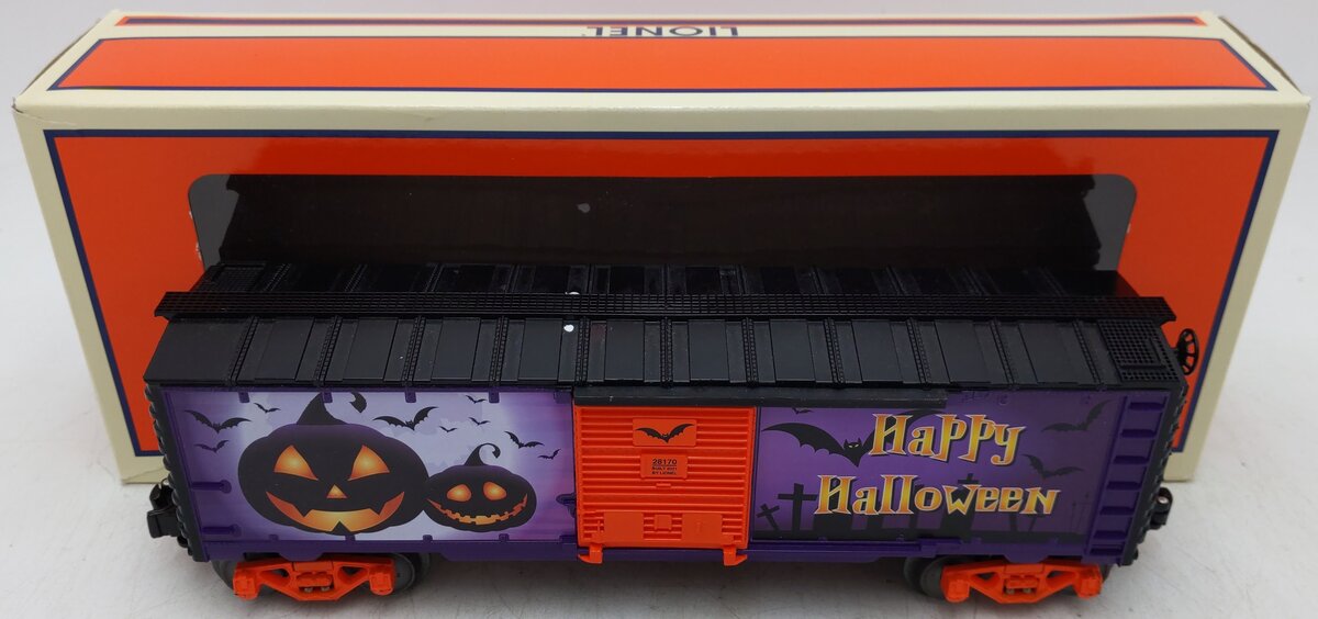 Lionel 2128170 O Gauge Halloween Sound Box Car EX/Box