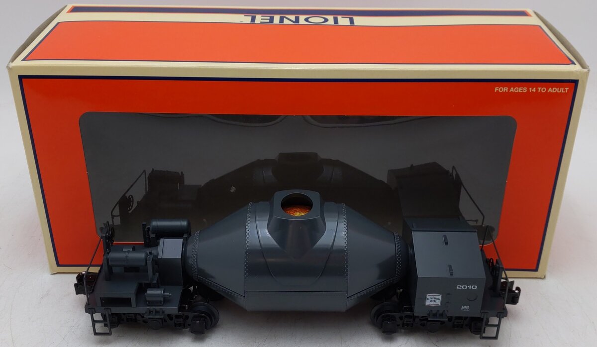 Lionel 6-52554 O Gauge 2010 TCA Convention Car Bethlehem Steel Hot Metal Car VG/Box