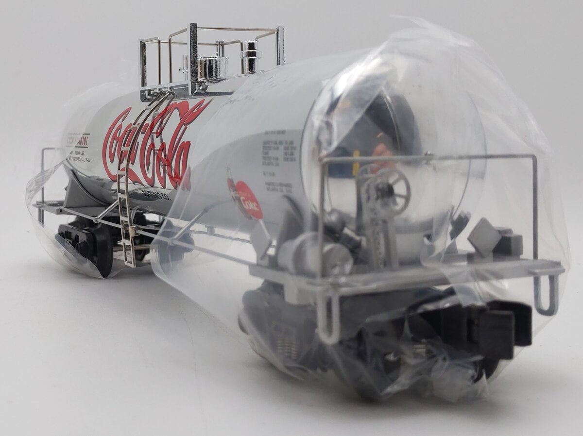 K-Line K6341-5101 O Gauge Coca Cola Extruded Aluminum Tank Car LN/Box