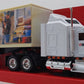 New-Ray 15333 1:43 White Kenworth W900 Tractor Supply Fuel Trailer LN/Box