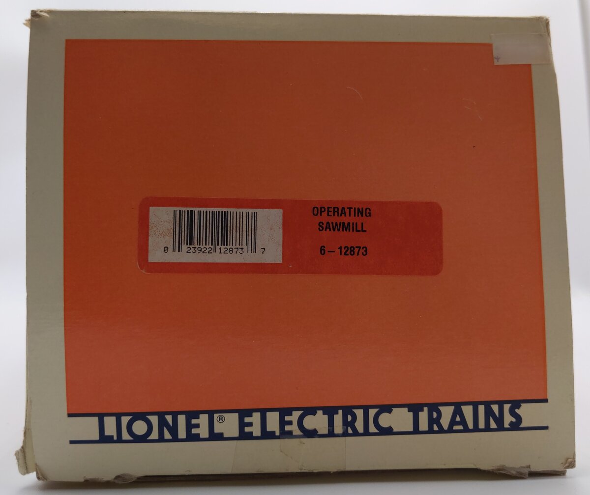 Lionel 6-12873 O Operating Sawmill with Brown Base EX/Box