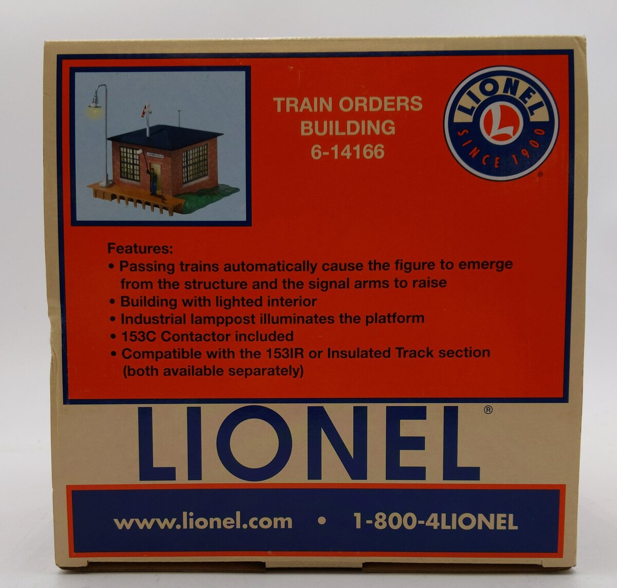 Lionel 6-14166 Operating Train Orders Building EX/Box