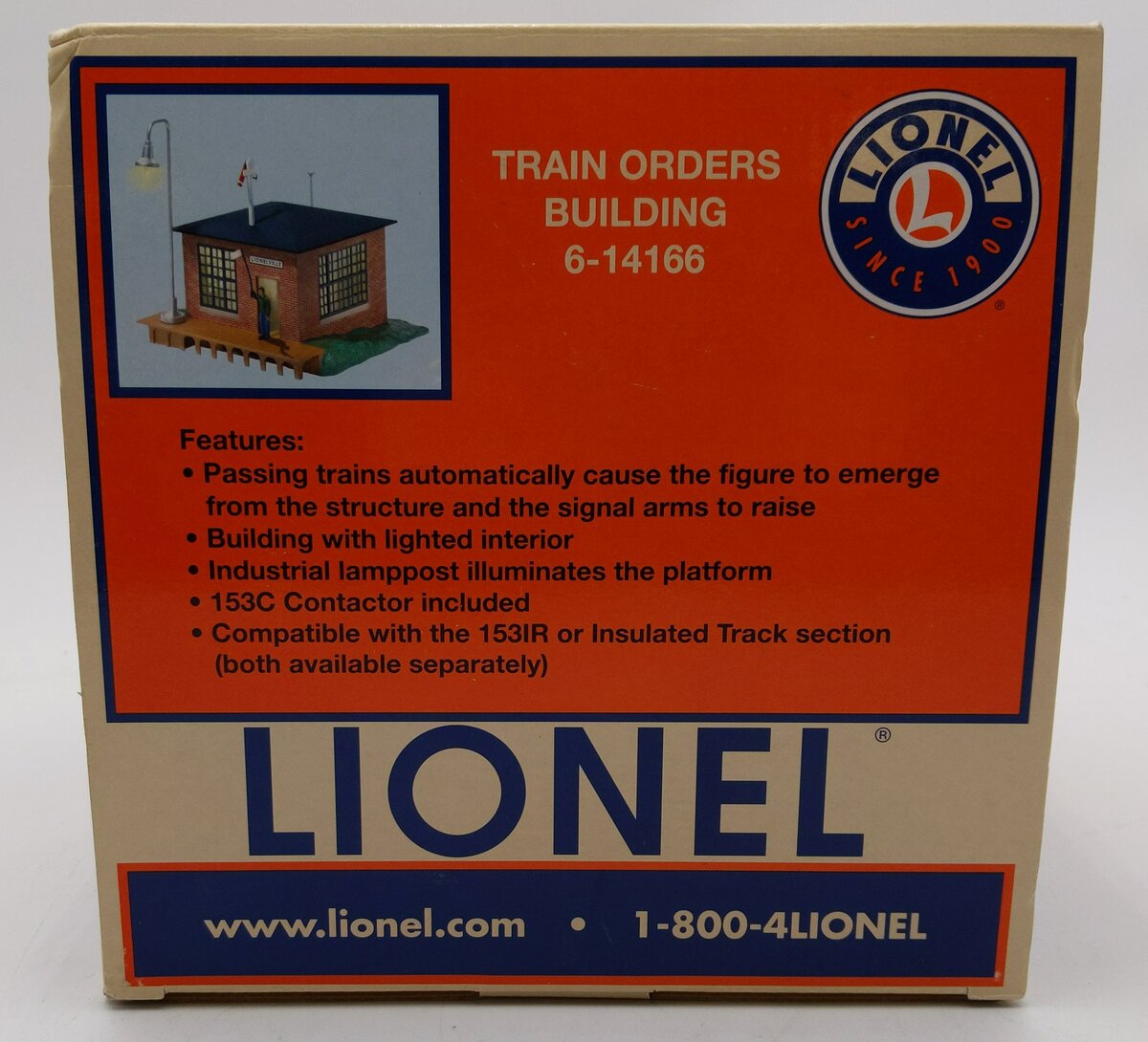 Lionel 6-14166 Operating Train Orders Building EX/Box