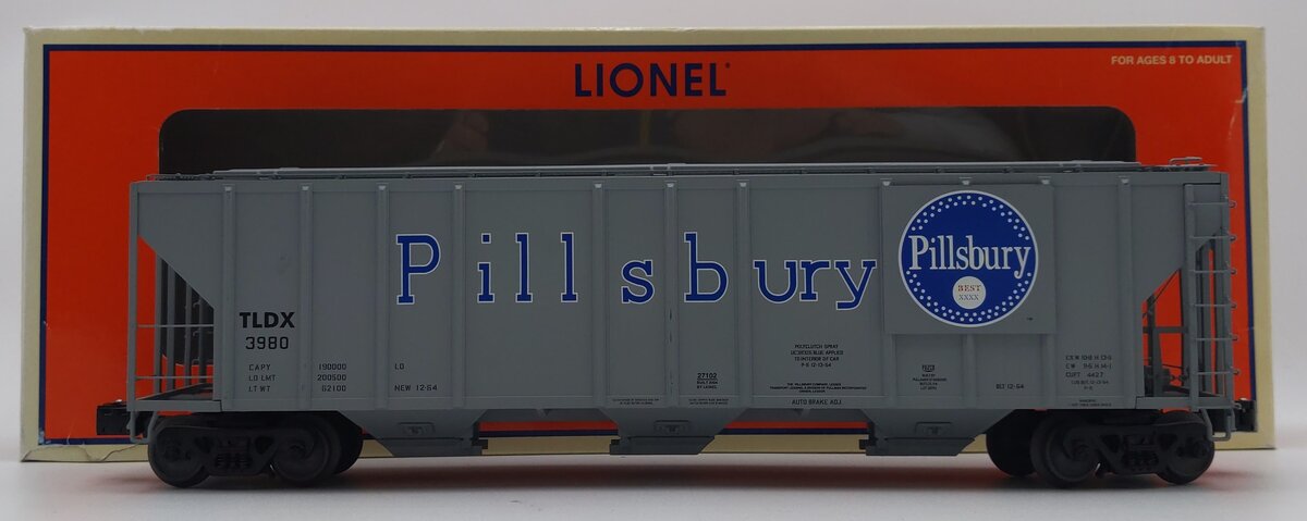 Lionel 6-27102 O Pillsbury PS-2 CD 4427 Hopper EX/Box