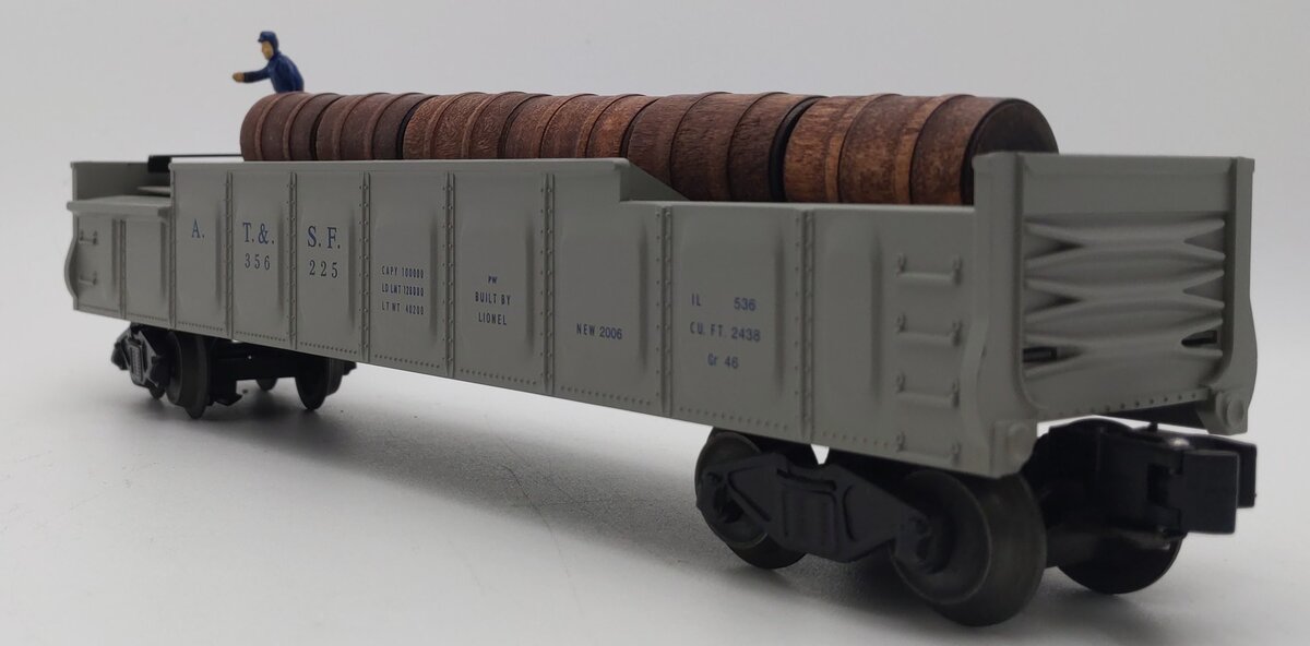 Lionel 6-26852 O Gauge AT&SF PWC Barrel Car #3562-25 EX/Box