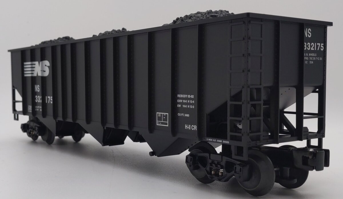 Lionel 6-27120 O Gauge Norfolk Southern 3-Bay Coal Hopper #332175 LN/Box