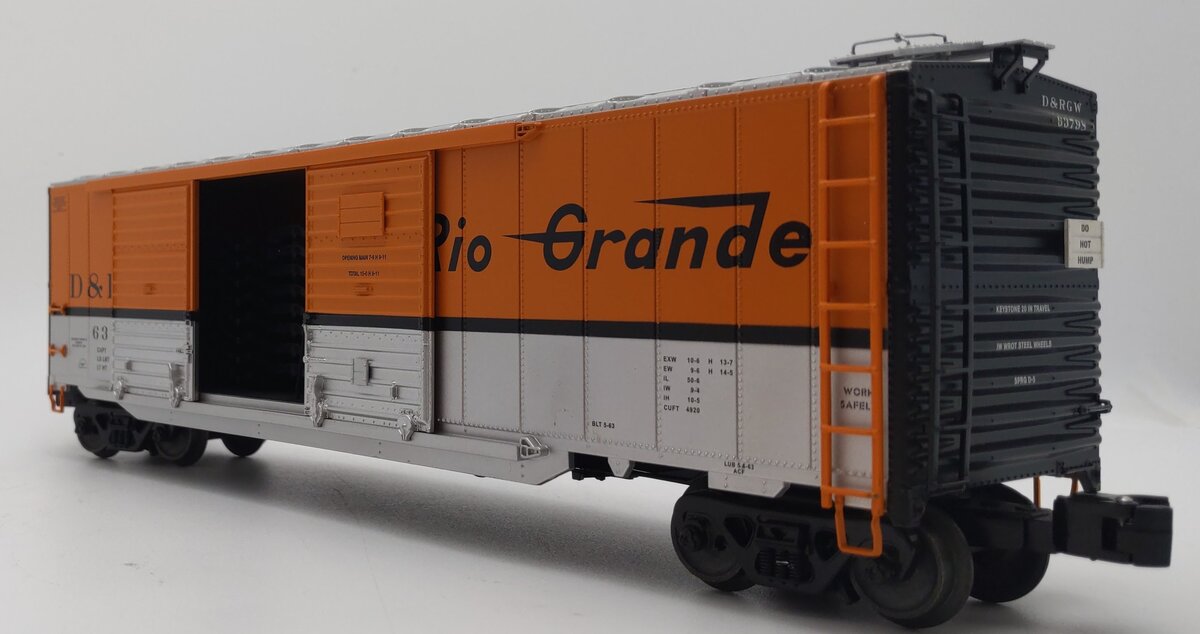 Lionel 6-27205 O Denver & Rio Grande Double Door Boxcar #63798 EX/Box