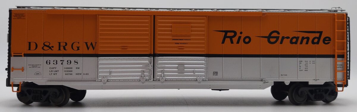 Lionel 6-27205 O Denver & Rio Grande Double Door Boxcar #63798 EX/Box