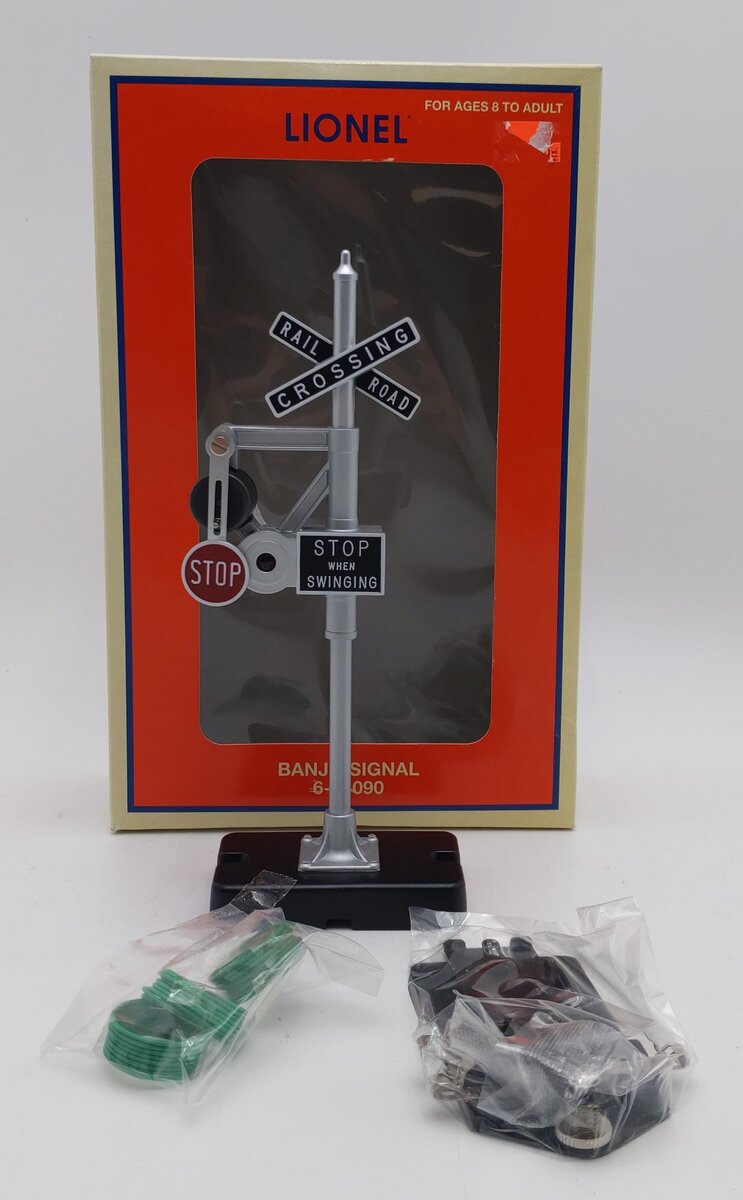 Lionel 6-14090 O Gauge Operating Banjo Signal LN/Box