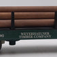Lionel 6-29806 O Gauge Weyerhaeuser Operating Log Dump Car EX/Box