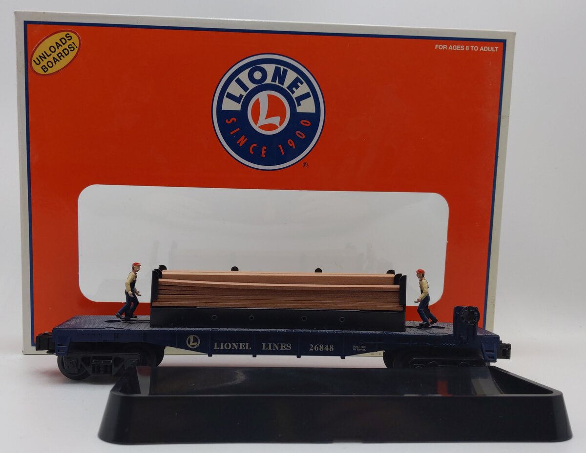 Lionel 6-26848 O Gauge Lionel Lines Moe & Joe Flatcar EX/Box