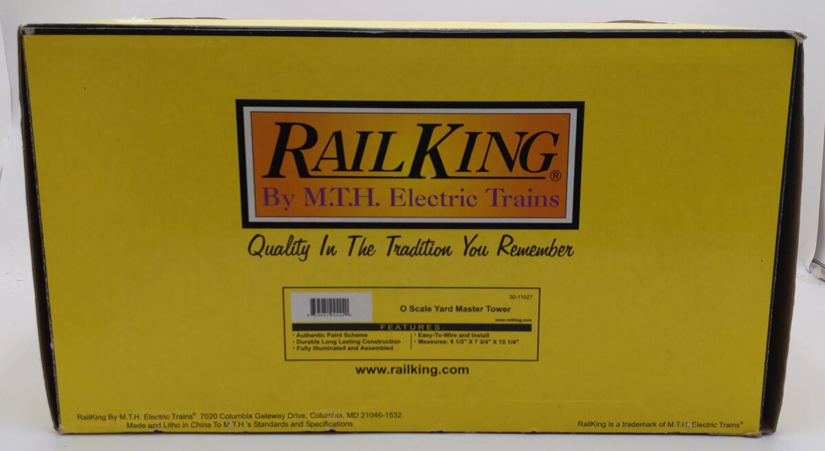 MTH 30-11027 O Gauge Yard Master Tower VG/Box