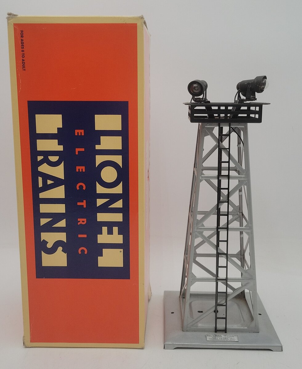 Lionel 6-12886 O Gauge 395 4-Light Floodlight Tower VG/Box