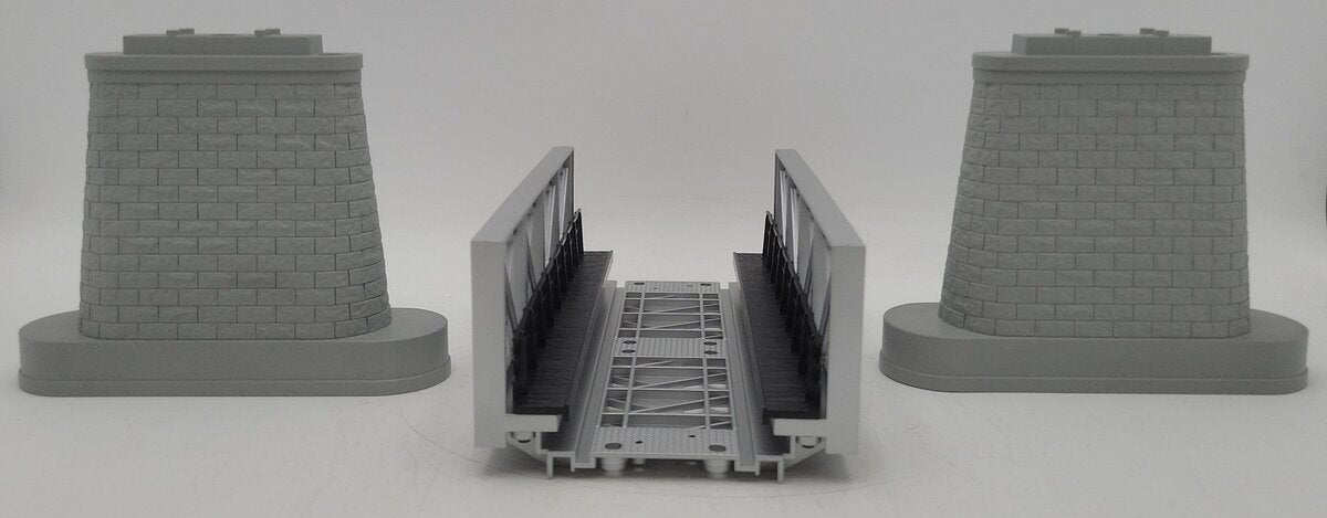 MTH 40-1102 O Scale Girder Bridge in Silver EX/Box