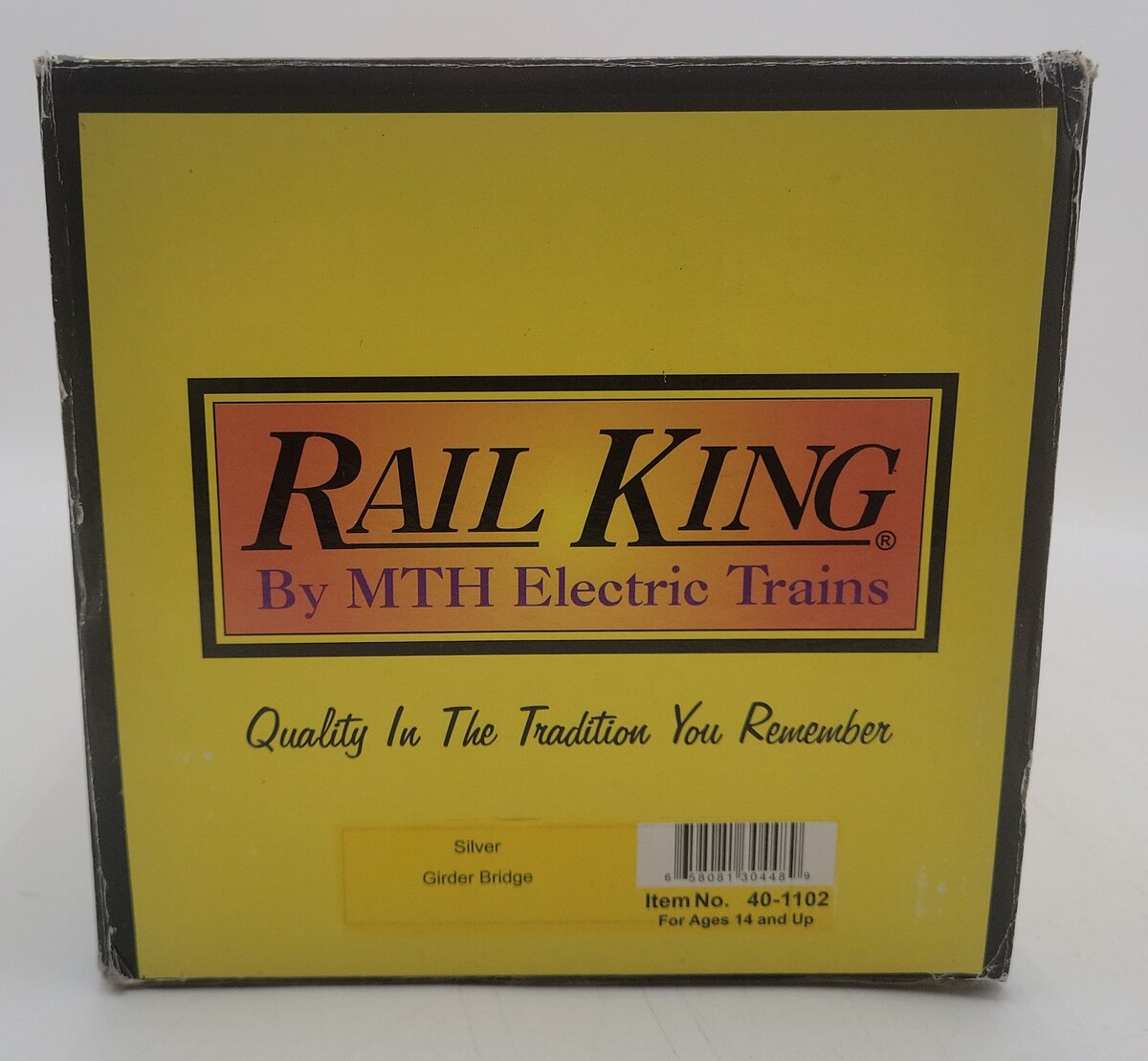 MTH 40-1102 O Scale Girder Bridge in Silver EX/Box