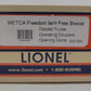 Lionel 2201350 O Gauge METCA "Freedom Isn't Free" Boxcar #01350 EX/Box