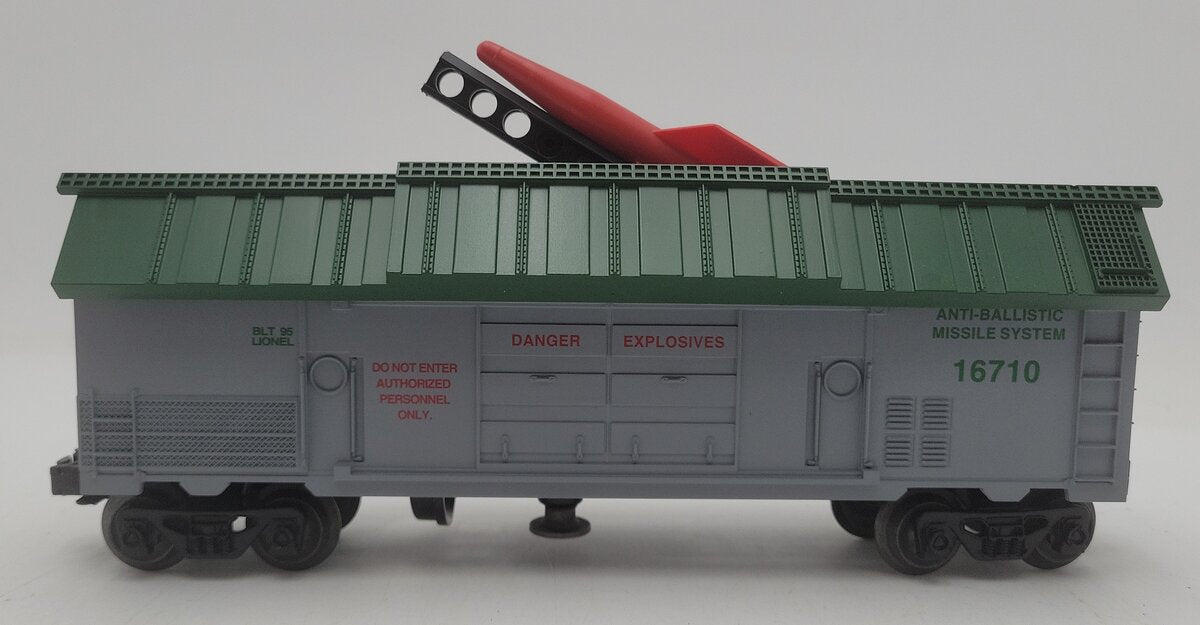Lionel 6-16710 O Gauge Operating U.S. Army Missile Car #16710 EX/Box