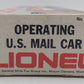 Lionel 6-9301 O Gauge US Mail Operating Boxcar #9301 EX/Box