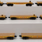 Menards O Gauge Union Pacific Flatcars (8) VG