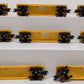 Menards O Gauge Union Pacific Flatcars (8) VG