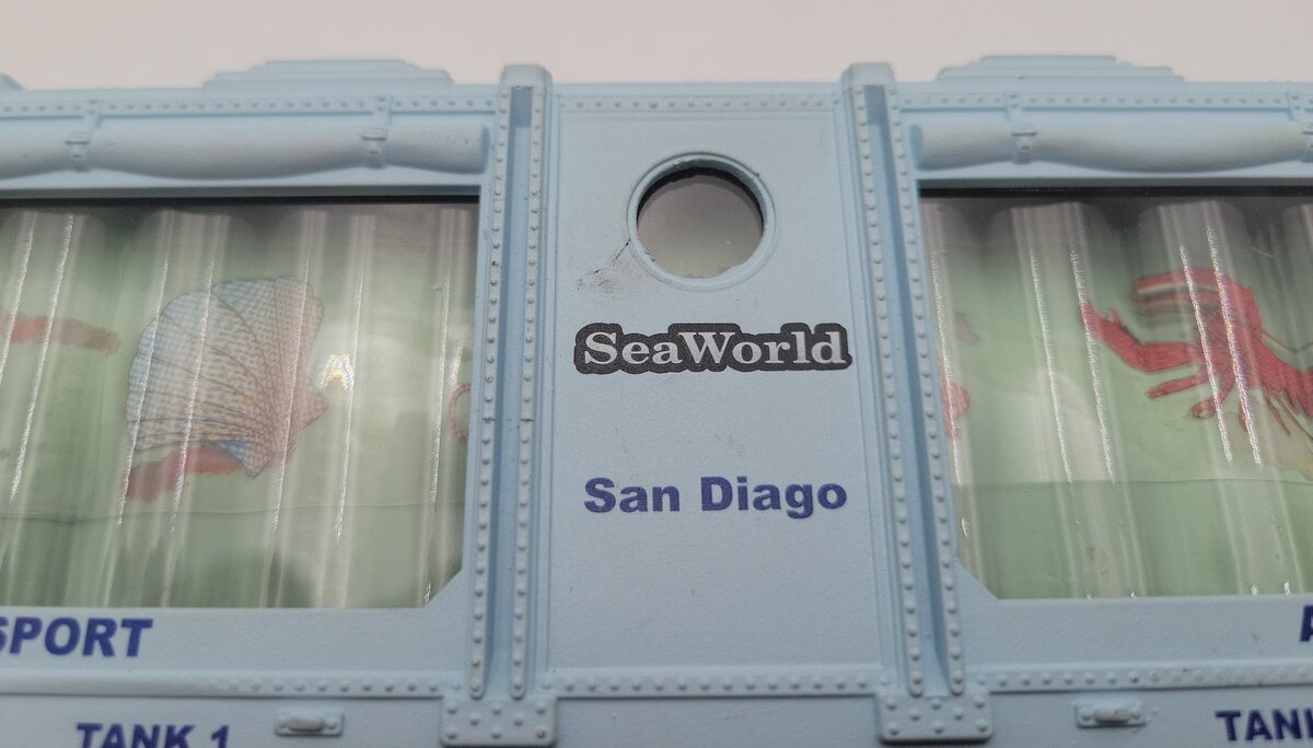 RGS 3436 O Gauge Seaworld San Diago Aquarium Transport Car EX