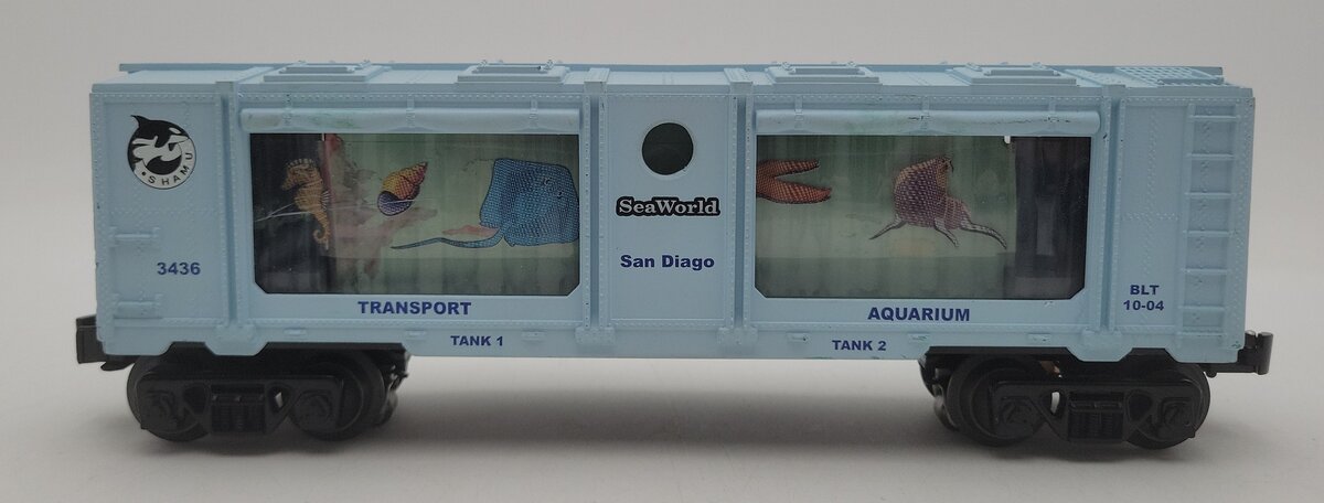 RGS 3436 O Gauge Seaworld San Diago Aquarium Transport Car EX