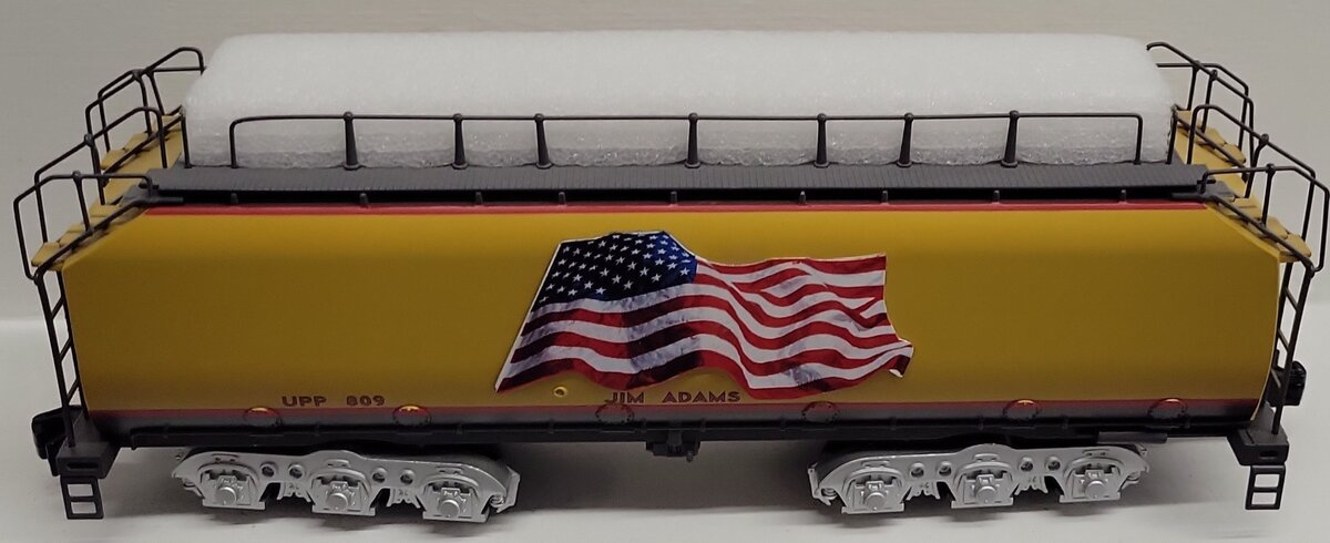 MTH 20-3558 O Union Pacific Jim Adams Water Tender I 3-Rail w/ Hi-Rail #809 EX/Box