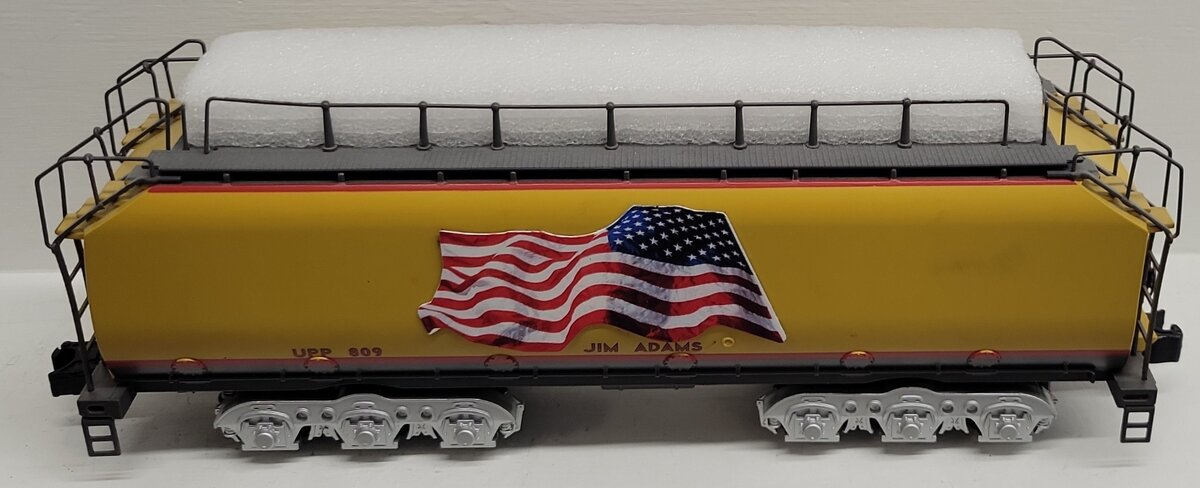 MTH 20-3558 O Union Pacific Jim Adams Water Tender I 3-Rail w/ Hi-Rail #809 EX/Box