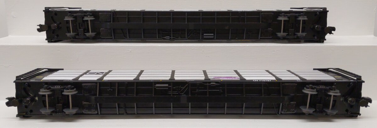 Lionel 6-19397 Custom Graffitied O Gauge CN 89' Autorack Cars (Set of 2) EX/Box