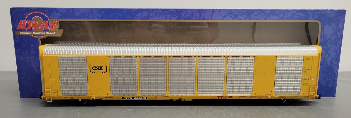 Atlas 3001498-3 O Gauge CSX Gunderson Mulit-Max Autorack #694540 (3-Rail) EX/Box