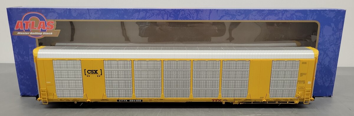 Atlas 3001498-4 O Gauge CSX Gunderson Multi-Max Autorack #694466 (3-Rail) EX/Box