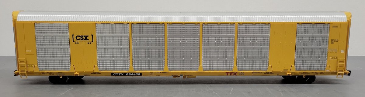 Atlas 3001498-4 O Gauge CSX Gunderson Multi-Max Autorack #694466 (3-Rail) EX/Box