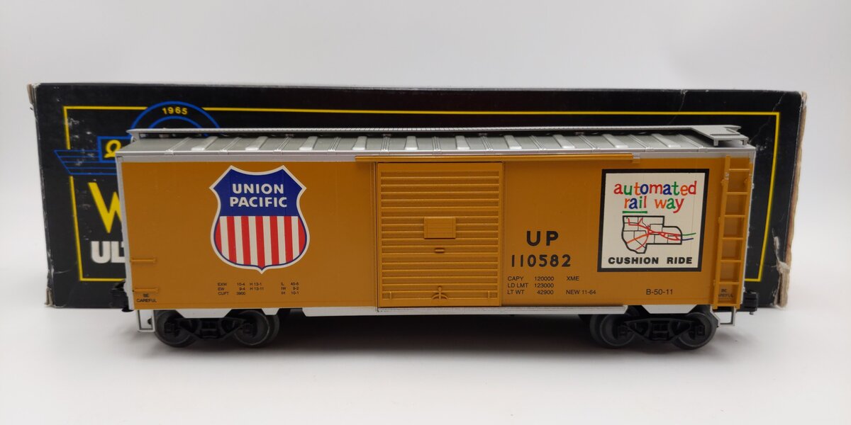Weaver O Gauge Union Pacific 40' PS-1 Box Car #110582 EX/Box