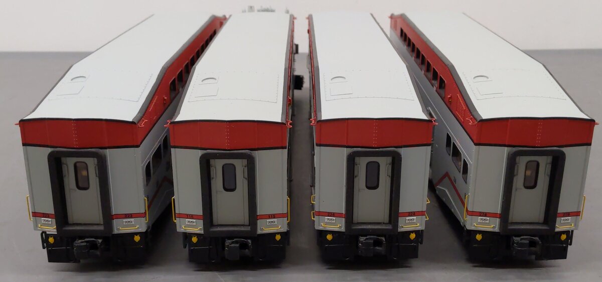 MTH 20-65203 4-Car Bi-Level Bombardier Passenger Set EX/Box