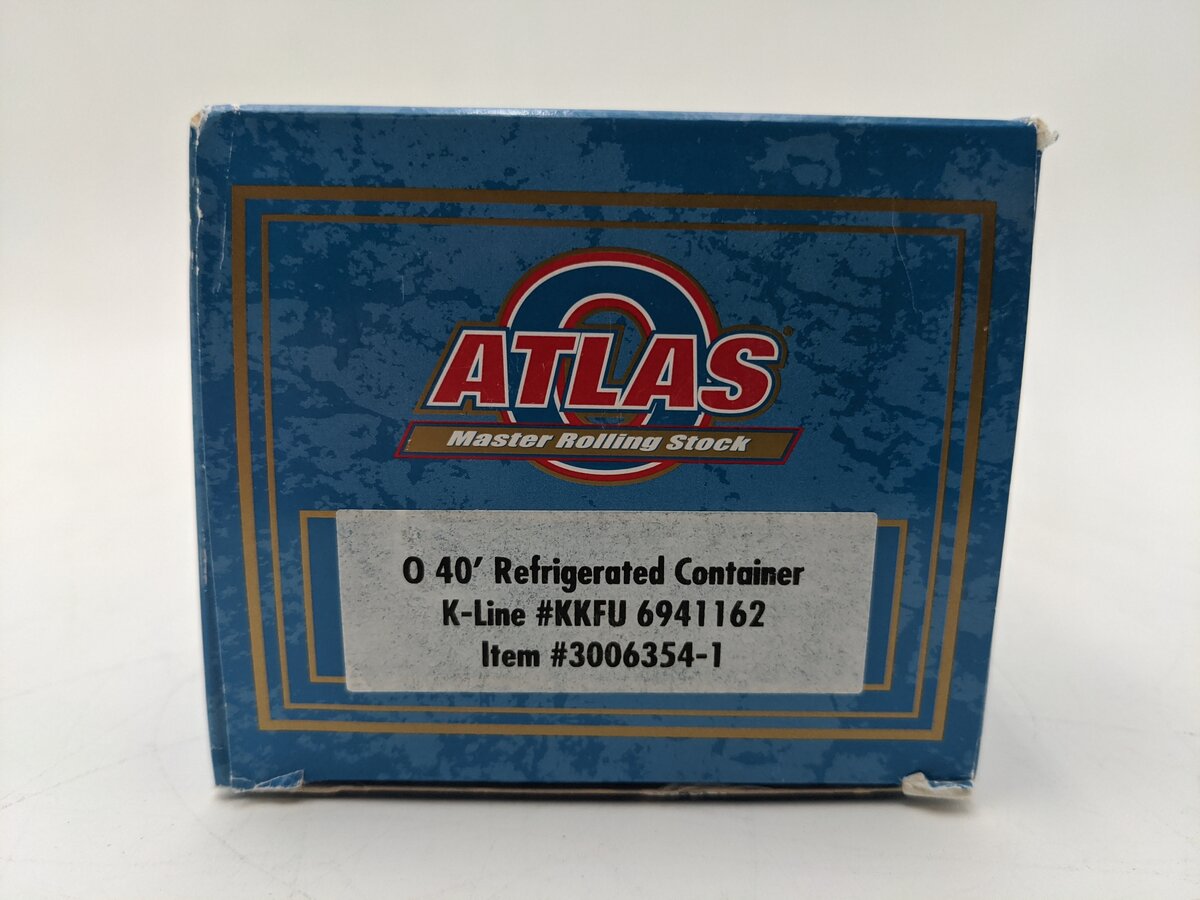 Atlas 3006354-1 O Gauge K-Line '40 Refrigerated Container #6941162 LN/Box