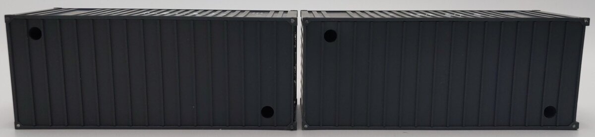 Atlas O Gauge 2000004A Trainman 20' Container #063877 & 063819 LN/Box