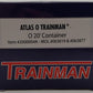 Atlas O Gauge 2000004A Trainman 20' Container #063877 & 063819 LN/Box