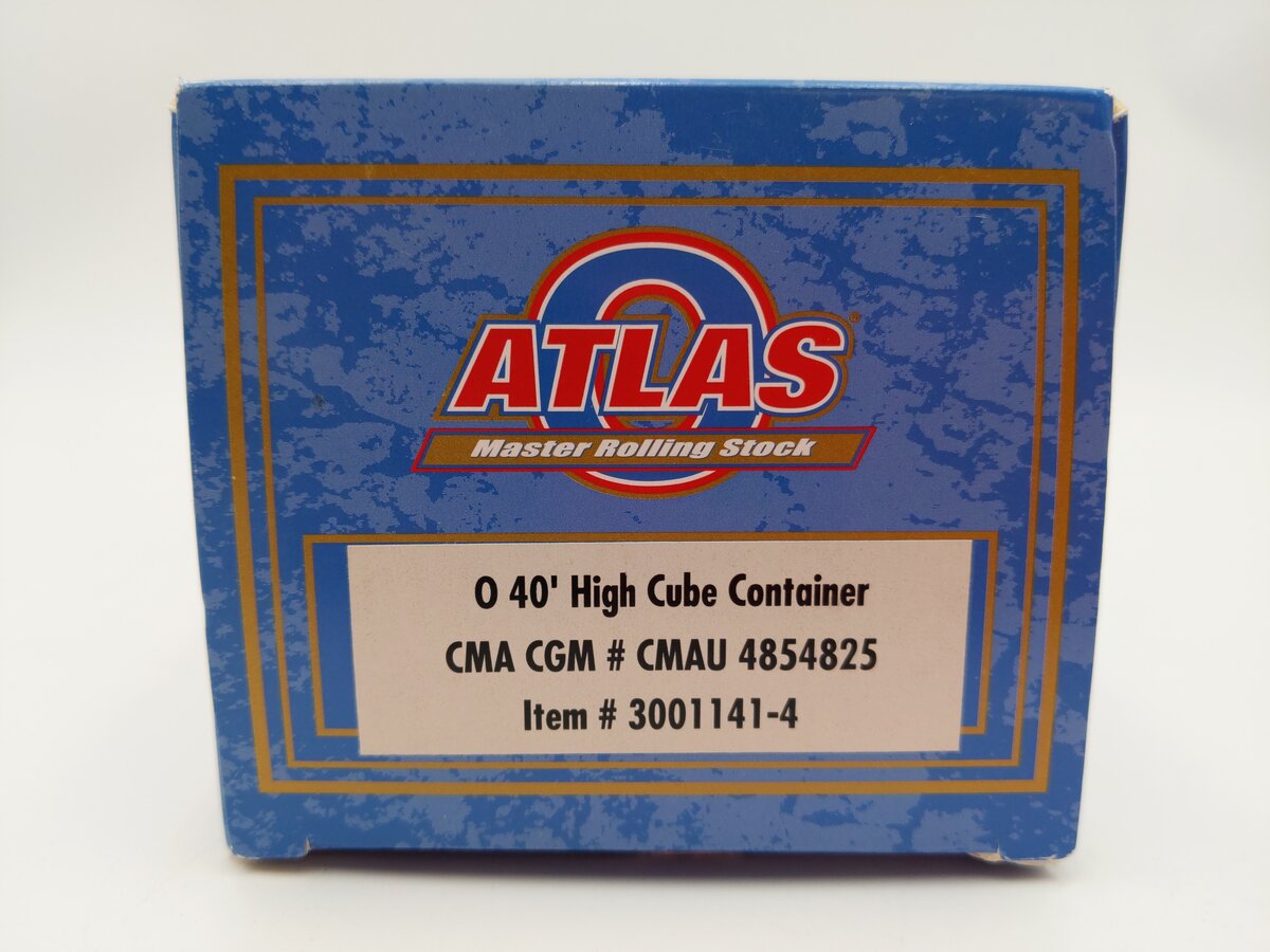 Atlas 3001141-4 O Scale CMA CGM 40' High-Cube Container #4854825 LN/Box