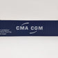 Atlas 3001141-4 O Scale CMA CGM 40' High-Cube Container #4854825 LN/Box
