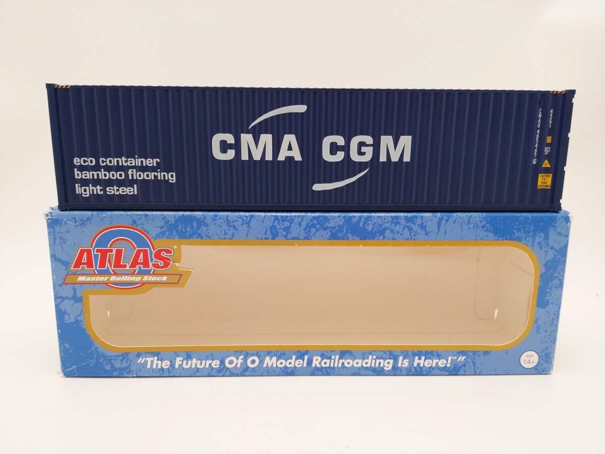 Atlas 3001141-3 O Scale CMA CGM 40' High-Cube Container #4854656 LN/Box