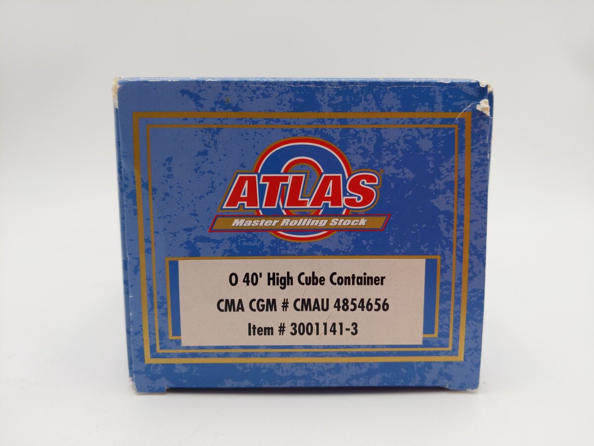 Atlas 3001141-3 O Scale CMA CGM 40' High-Cube Container #4854656 LN/Box