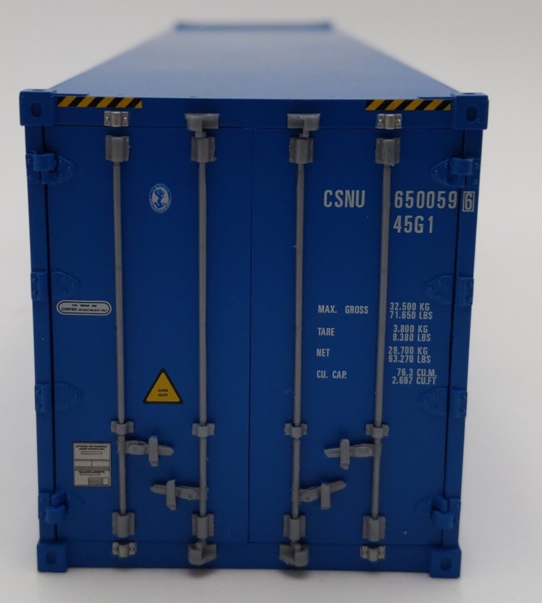 Atlas 3006346-6 O Gauge Master Line Cosco 40' Container #CSNU6500596 EX/Box